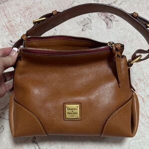 Dooney & Bourke Brown Leather Shoulder Bag